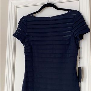 NWT Adrianna Papell Navy Dress